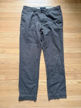 Banana Republic Brown Houndstooth and Pinstripe Men’s Straight leg chinos